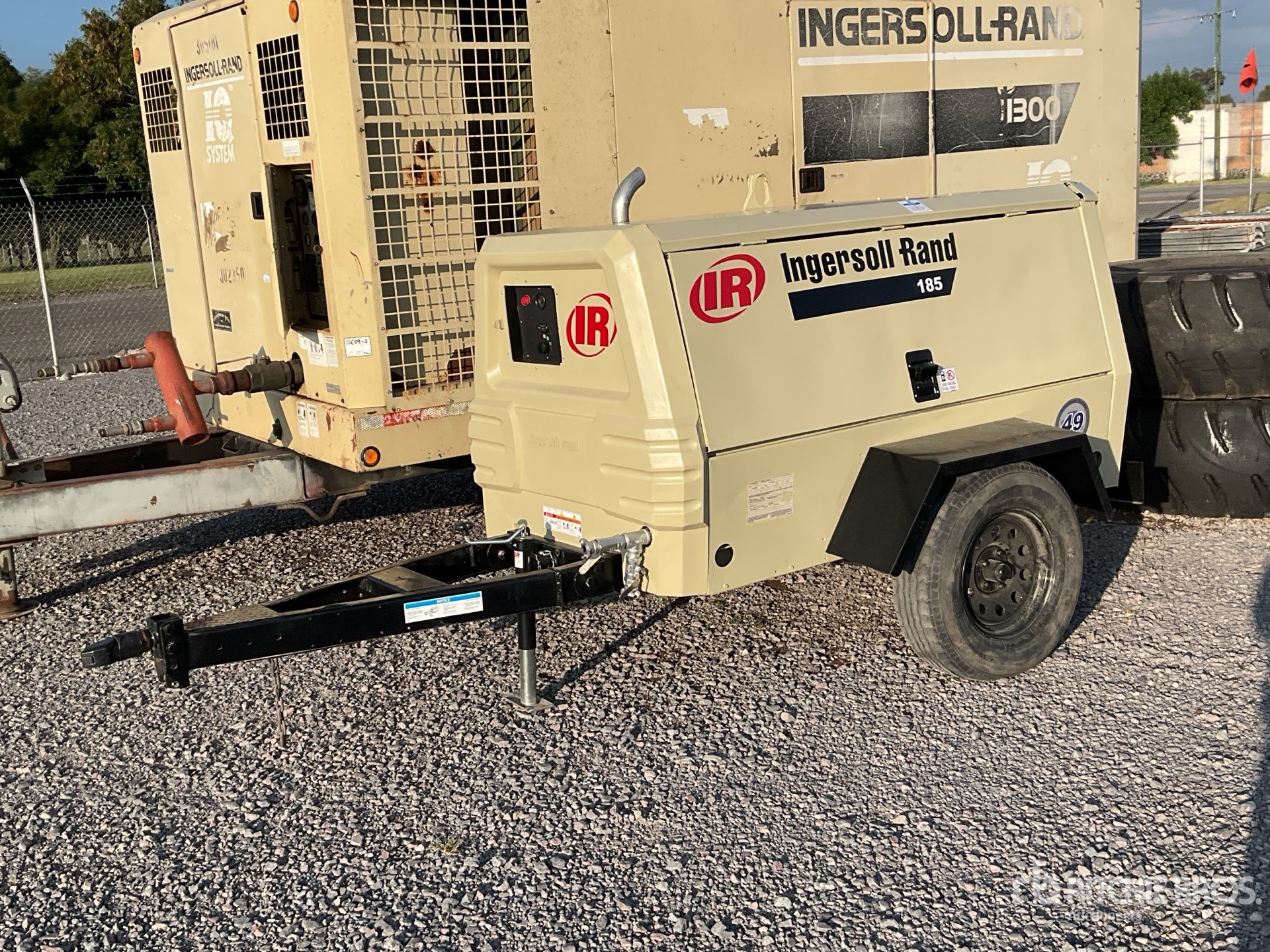 Ingersoll Rand P1 85W JD 185 cfm Mobile Compresor de Aire / Air Compressor