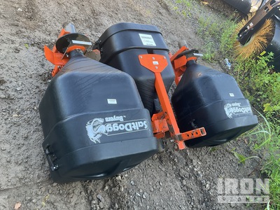 Quantity of (3) SaltDogg TGSUV1B Tailgate Mounted Rock Salt Spreaders