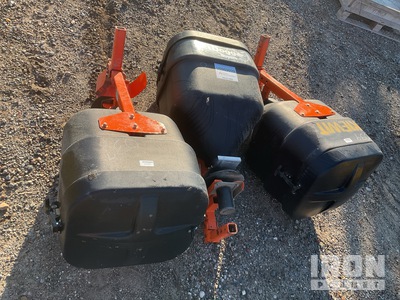 Quantity of (3) SaltDogg TGSUV1B Tailgate Mounted Rock Salt Spreaders