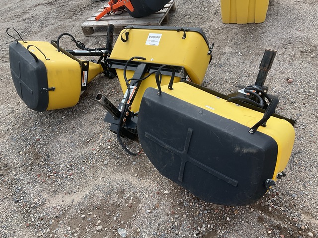 Quantity of (3) Fisher 500 Low Profile Tailgate Mounted Spreaders