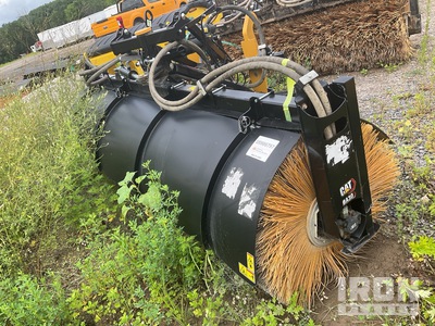 Cat BA30 120 in  Q/C Hydraulic Angle Broom  - Fits Cat Wheel loader, with Fusion Coupler