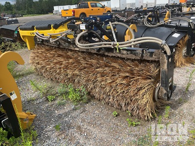 Cat BA30 120 in  Q/C Hydraulic Angle Broom  - Fits Cat Wheel loader with Fusion Coupler