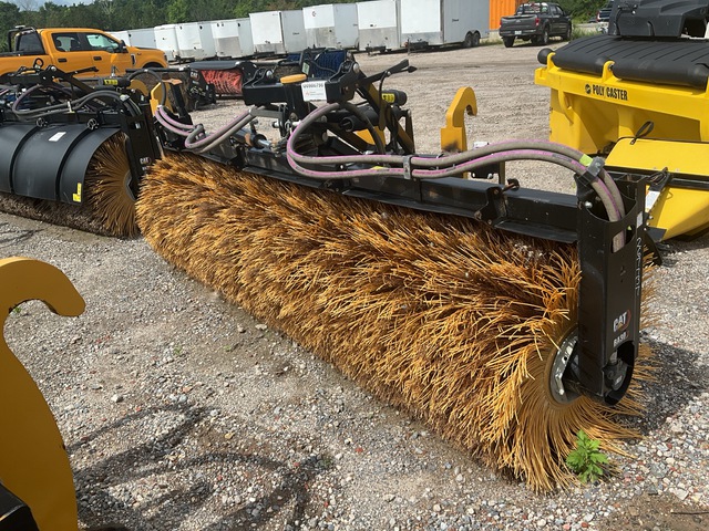 2024 Cat BA30 120 in Q/C Hydraulic Angle Broom - Fits Cat Wheel Loader