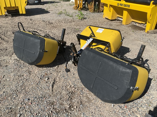 Quantity of (3) Fisher 500 Low Profile Tailgate Mounted Spreaders