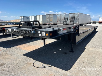 2015 Trail King 48 ft T/A Remorque Pour Équipement Hydraulique