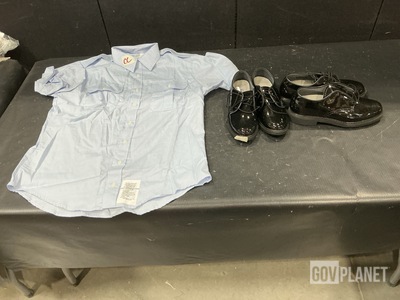 (4) Pairs of Men's Shoes, (34) Men's Shirts & Assorted Items