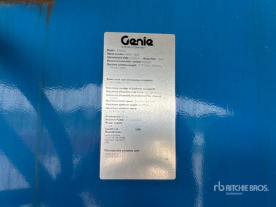 2007 Genie Z-80/60 Nacelle Articulée