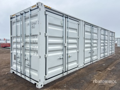 2026 40 ft High Cube Multi-Door Storage Container