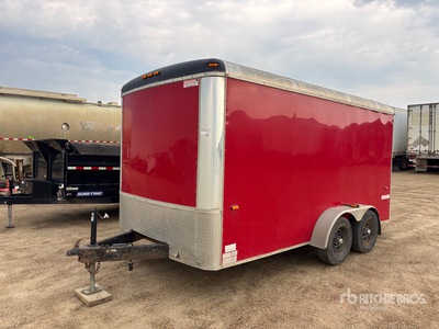 2010 Forest River 14 ft T/A Enclosed Trailer