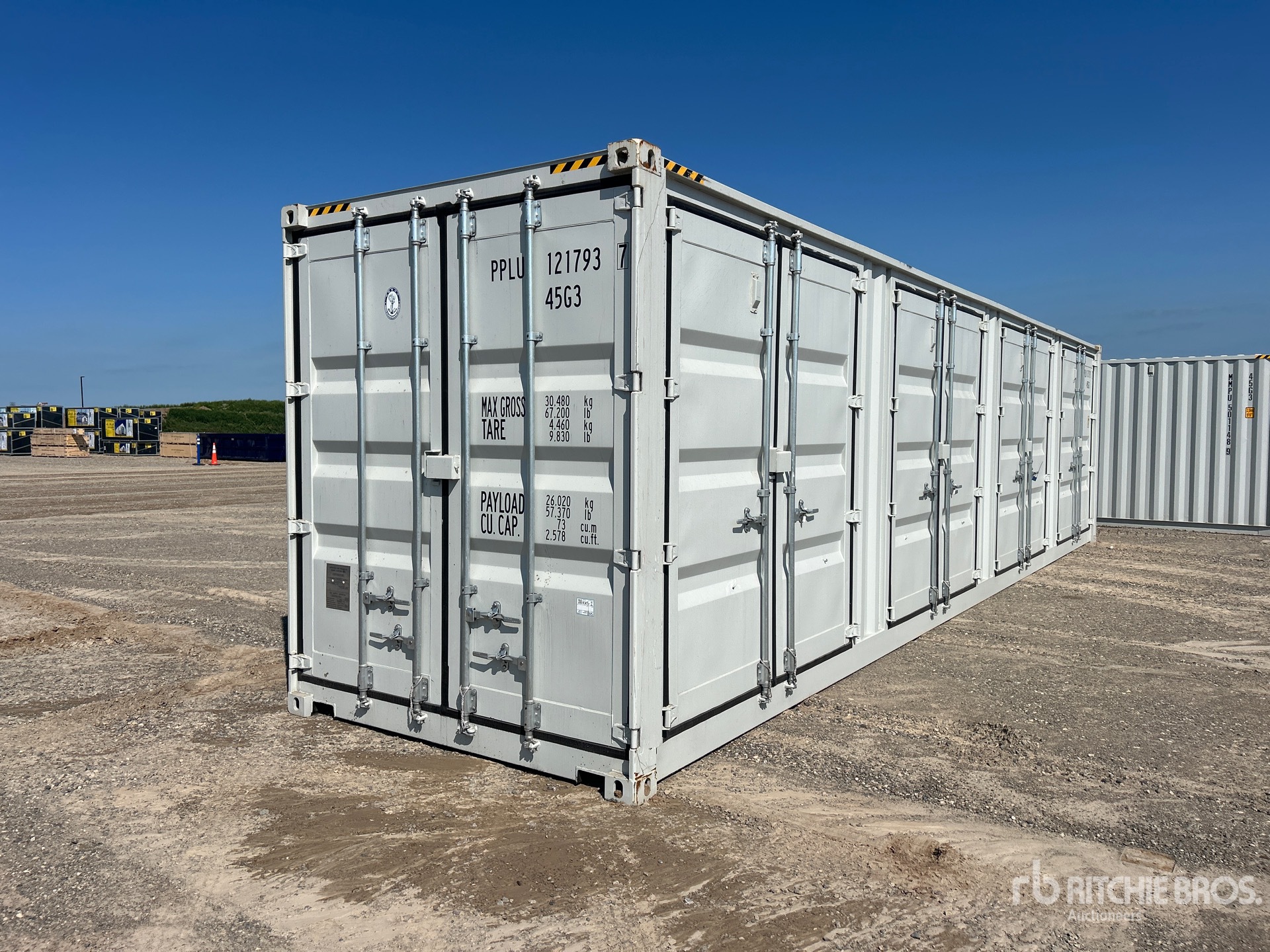 2026 40 ft High Cube Multi-Door Storage Container