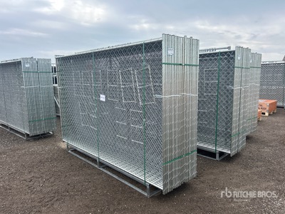 Quantity of (20) 2026 GLCF1006 9 ft 4 in x 5 ft 11 in Chain Link 10 ft x 6 ft سياج الموقع (Unused)