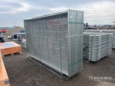 Quantity of (20) 2026 GLCF1006 9 ft 4 in x 5 ft 11 in Chain Link سياج الموقع (Unused)
