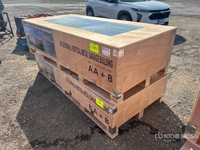 2026 AGR-MS2642 42 ft x 26 ft All Vertical Metal Garage Building (Unused)