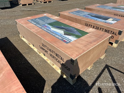 2026 AGR-MC2040 20 ft x 40 ft Carport (Unused)
