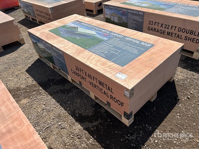 2026 AGR-MC2040 20 ft x 40 ft Carport (Unused)