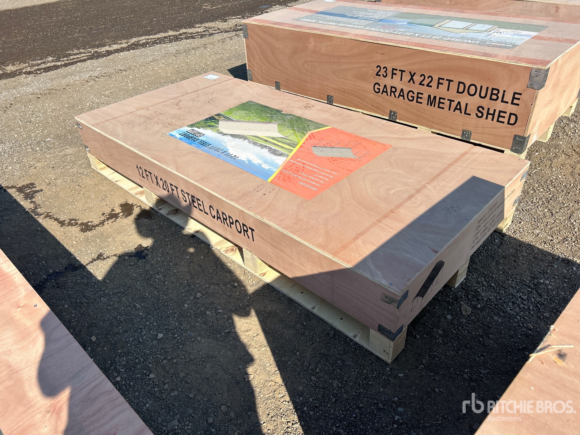 2026 CP1220 12 ft x 20 ft Steel Carport (Unused)