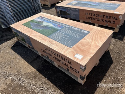 2026 AGR-MC2030 20 ft x 30 ft Carport (Unused)