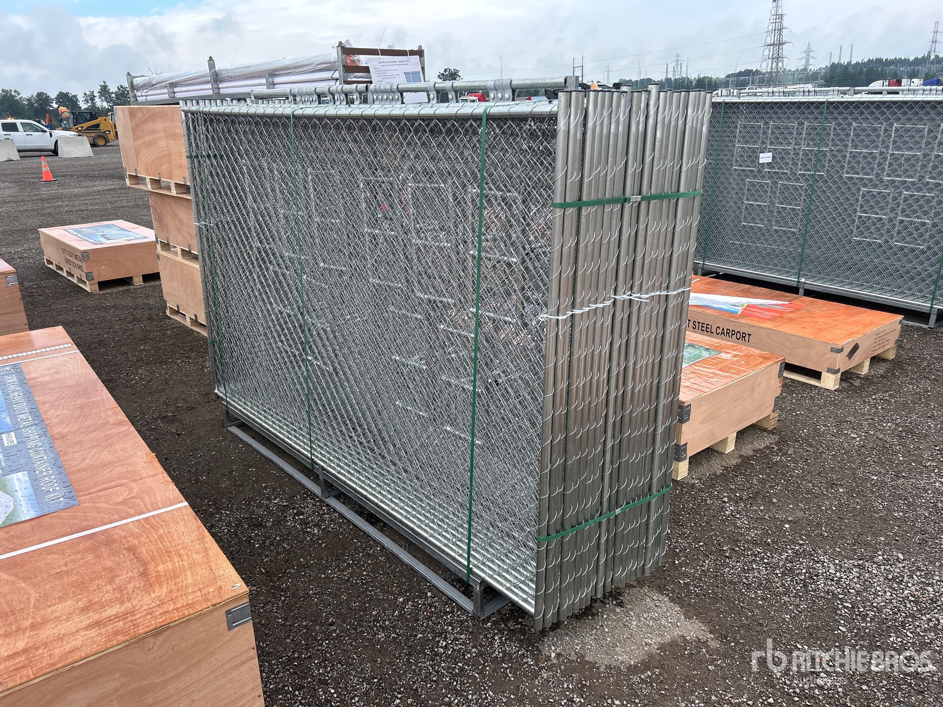 Quantity of (20) 2026 GLCF1006 9 ft 4 in x 5 ft 11 in Chain Link 10 ft x 6 ft Site Fence (Unused)