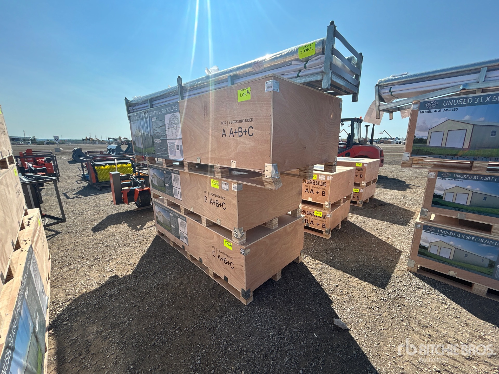 2026 AGR-MS3150 31 ft x 50 ft Metal Storage Building (Unused)