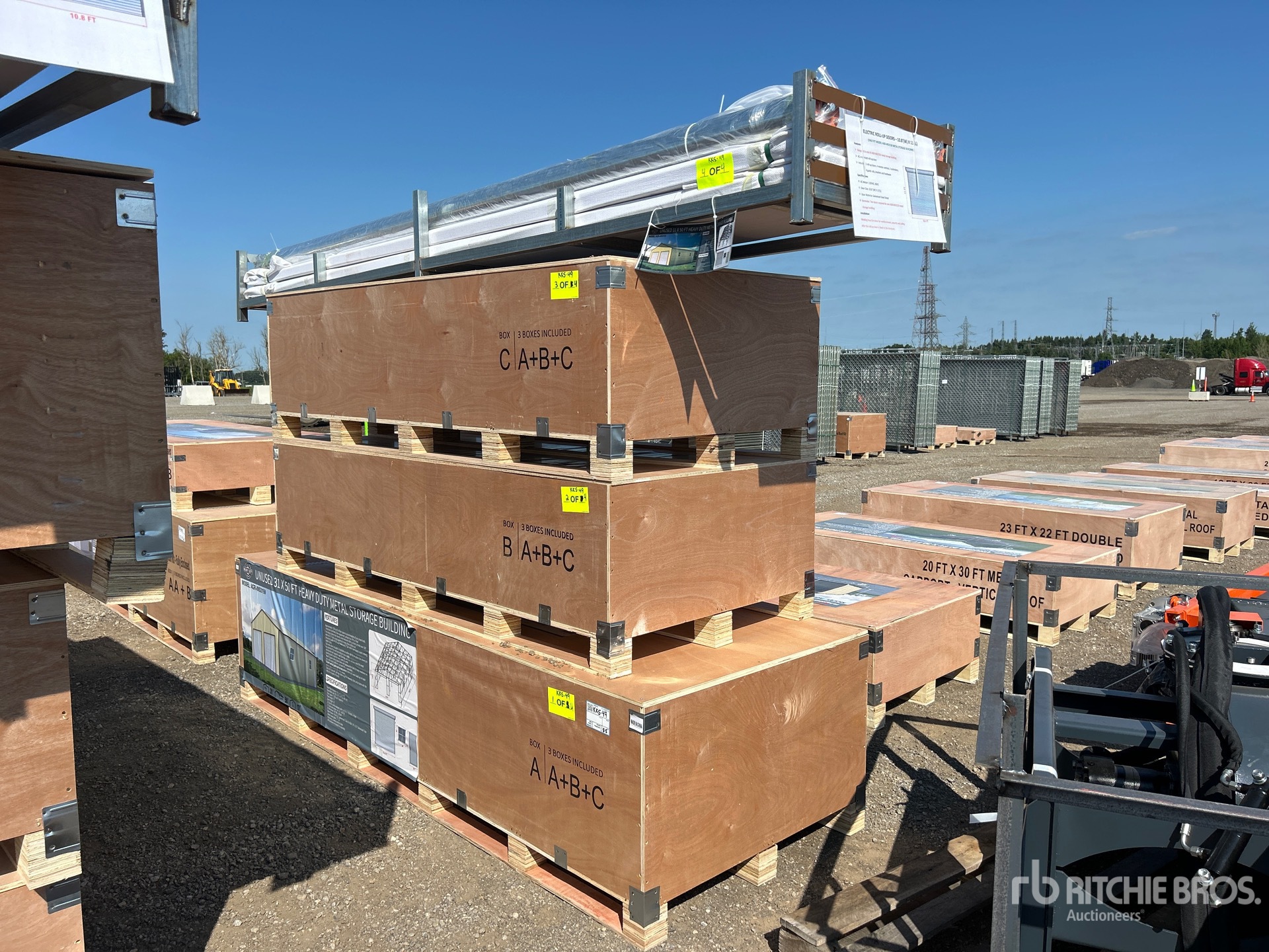 2026 AGR-MS3150 31 ft x 50 ft Metal Storage Building (Unused)