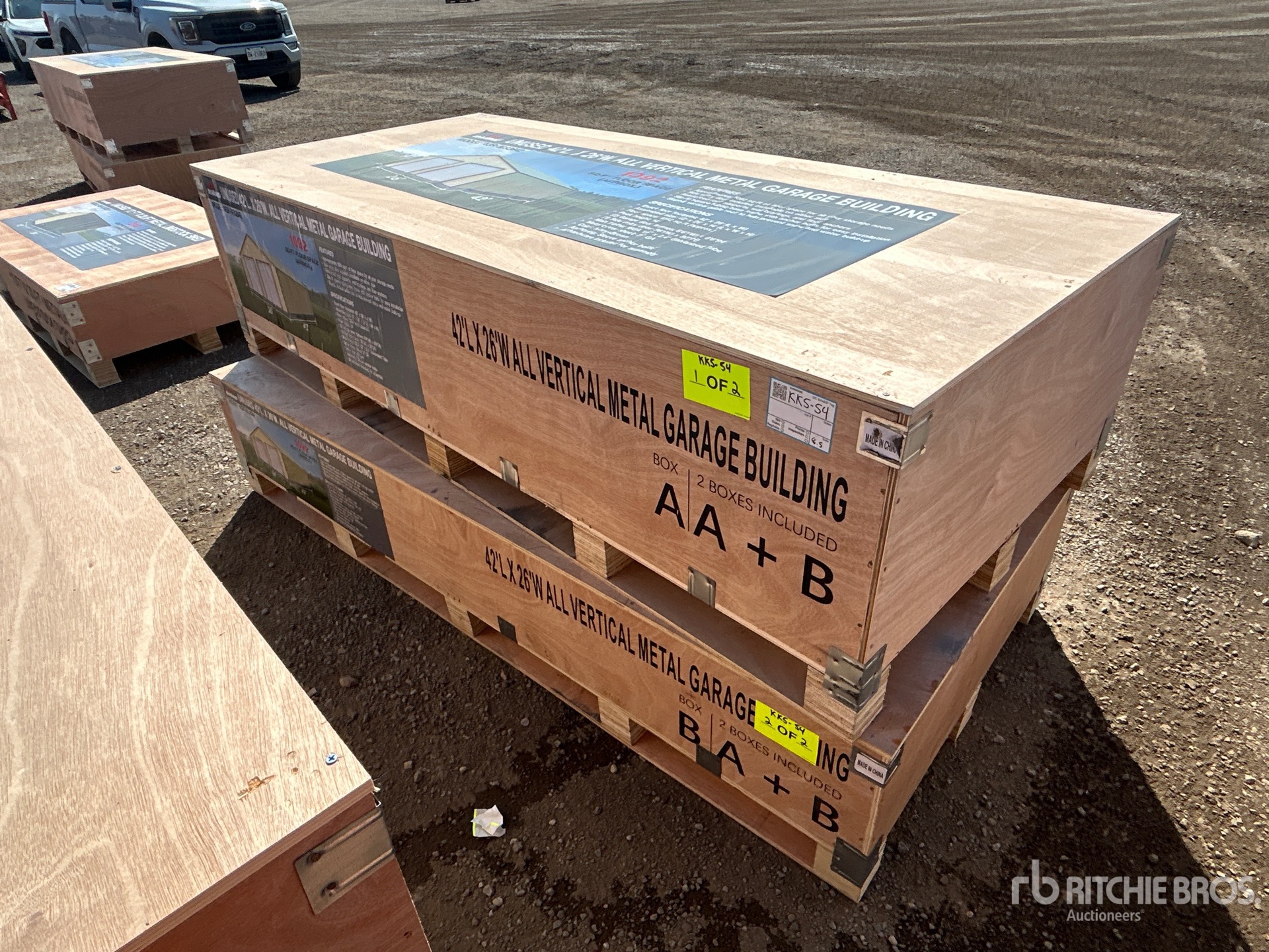 2026 AGR-MS2642 42 Ft x 26 Ft All Vertical Metal Garage Building (Unused)