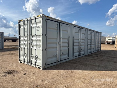 2026 40 ft High Cube Multi-Door Storage Container