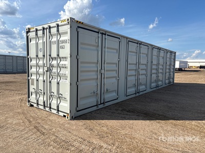 2026 40 ft High Cube Multi-Door Storage Container