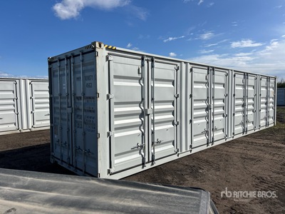2025 40 ft High Cube Multi-Door Storage Container