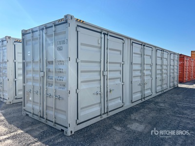 2026 40 ft High Cube Multi-Door Storage Container