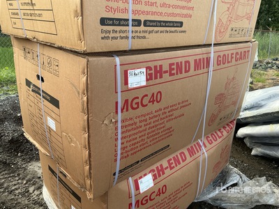 2026 MGC40-BLACK 3 TT E-Trike Mini Skuter (Unused)