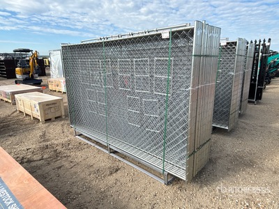 Quantity of (20) 2026 GLCF1006 9 ft 5 in x 6 ft Chain Link Site Fence (Unused)