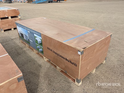 2026 AGR-CR3640 36 Ft x 40 Ft Shipping Container Metal Roof Kit مأوى الحاوية (Unused)