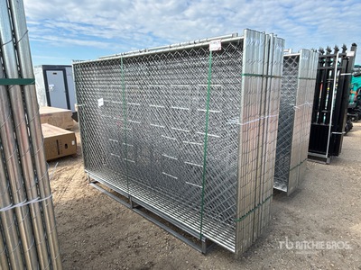 Quantity of (20) 2026 GLCF1006 9 ft 5 in x 6 ft Chain Link Site Fence (Unused)