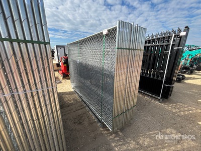 Quantity of (20) 2026 GLCF1006 9 ft 5 in x 6 ft Chain Link Site Fence (Unused)