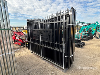 Quantity of (5) 2026 GLDG05 20 Ft Wrought Iron Bi-Parting Driveway Gate (Unused)