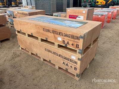2026 AGR-MS2642 42 Ft x 26 Ft All Vertical Metal Garage Storage Building (Unused)