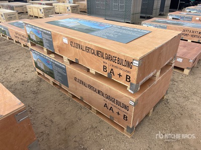 2026 AGR-MS2642 42 Ft x 26 Ft All Vertical Metal Garage Storage Building (Unused)
