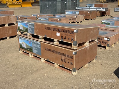 2026 AGR-MS2642 42 Ft x 26 Ft All Vertical Metal Garage Bâtiment de stockage (Unused)