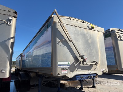 2021 Lusty EMS 8.6 m Tri/A B-Double Lead Sliding End Dump Trailer