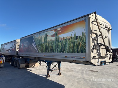 2017 MaxiTrans 9 m Tri/A B-Double Lead Sliding End Dump Trailer