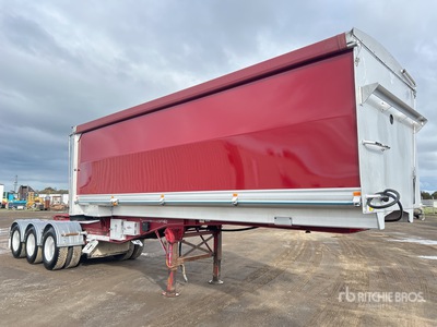 2011 Sloanebuilt 6.5 m Tri/A B-Double Lead Rollback Remorque à benne basculante arrière