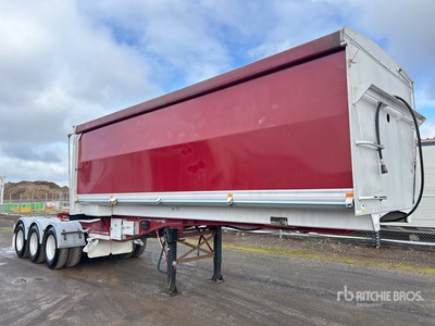 2011 Sloanebuilt 6.5 m Tri/A B-Double Lead Rollback End Dump Trailer