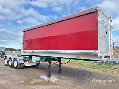 2006 Sloanebuilt 6.5 m Tri/A B-Double Lead Rollback مقطورة للتفريغ الخلفي