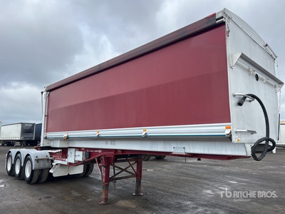 2011 Sloanebuilt 6.5 m Tri/A B-Double Lead Rollback End Dump Trailer