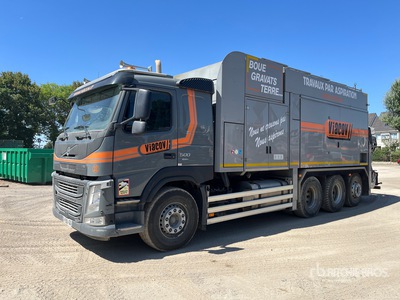 2016 MTS on 2016 Volvo FM500 8x4 Sleeper Side Dump Vacuum Excavator Truck