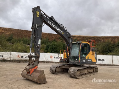2019 Volvo EC140EL Tracked Excavator
