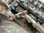Engine with A/C Compressor