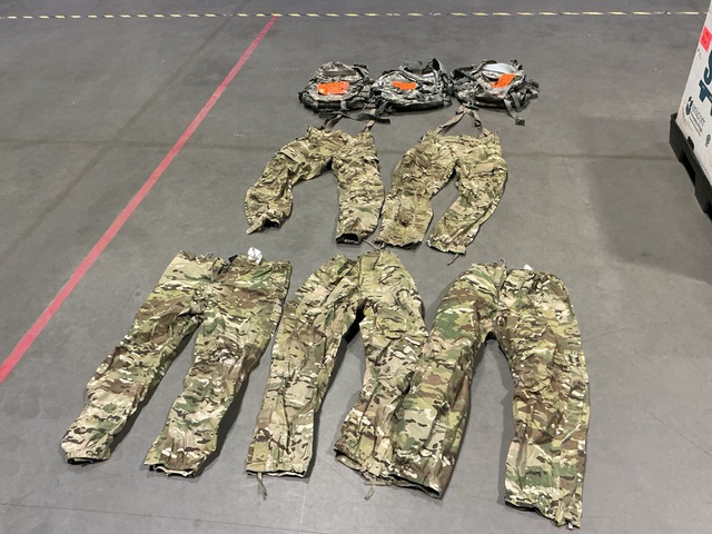 (10) Assault Packs, (3) Wet Weather Trousers & Assorted Items (10) Assault Packs, (3) Wet Weather Trousers & Assorted Items