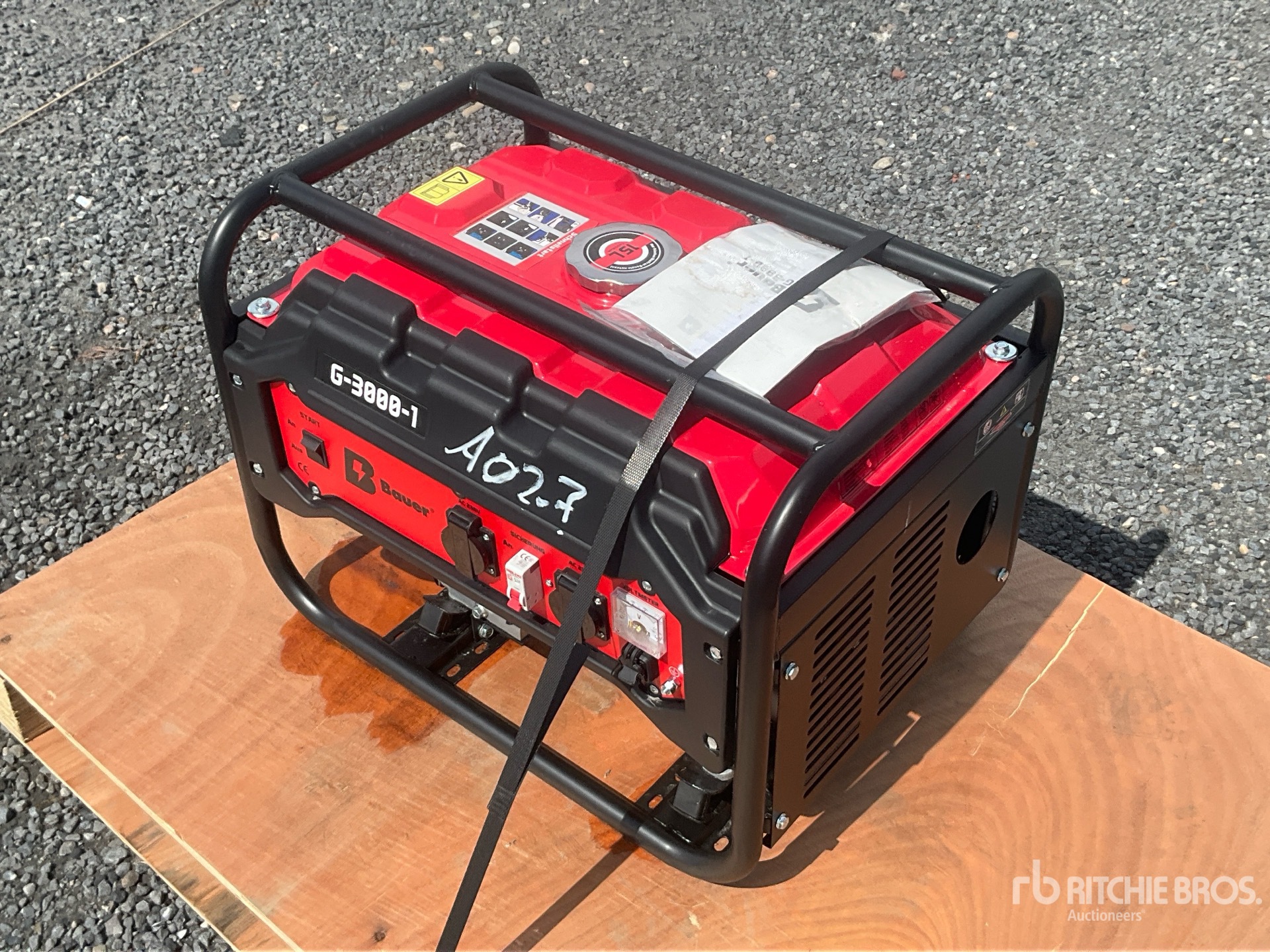 2026 Bauer Generatoren G3000-1 Portable Generator Set (Unused)