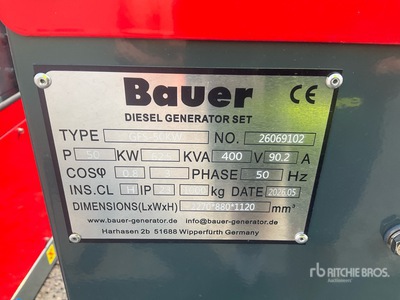2026 Bauer Generatoren GFS-50 ATS Generator Set